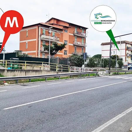 Appartamento Metro C House - Stazione Borghesiana *